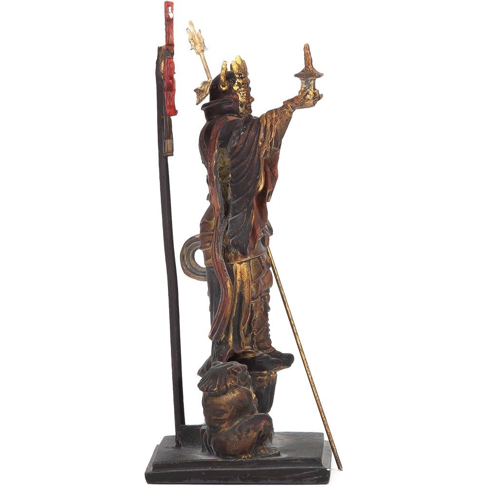 [Officially supervised by Toji Temple] Tamonten miniature Buddha statue [Kukai 21 three-dimensional mandalas commemorating the 1200th anniversary of the founding of the Shingon sect]