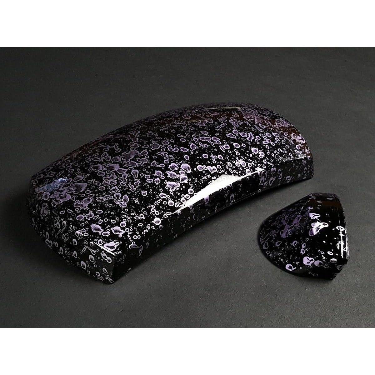 Tsugaru shamisen shoulder strap, black purple