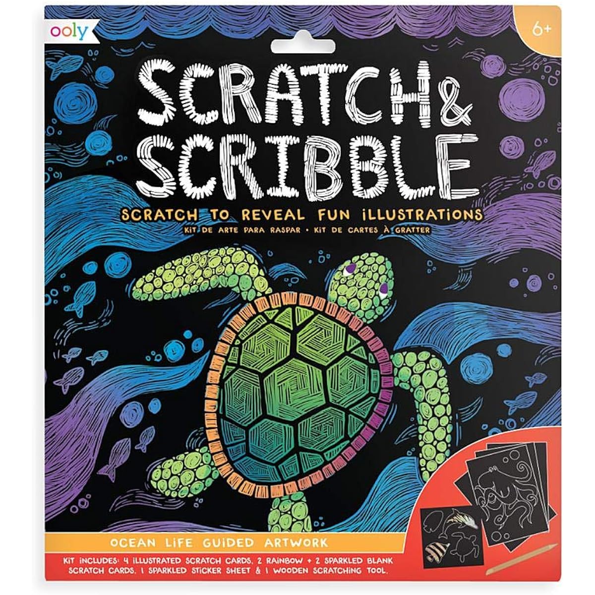 SCRATCH & SCRIBBLE - OCEAN LIF