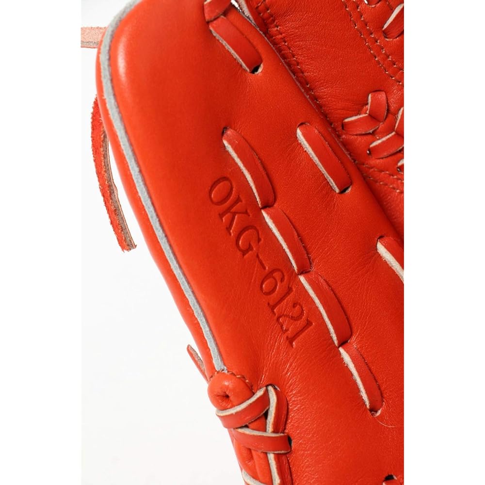 Hi-GOLD Compatible with size M ball, softball glove Onore Kiwami series for pitchers OKG-6121 F Orange RH (for left-handed pitchers) Size: D-4