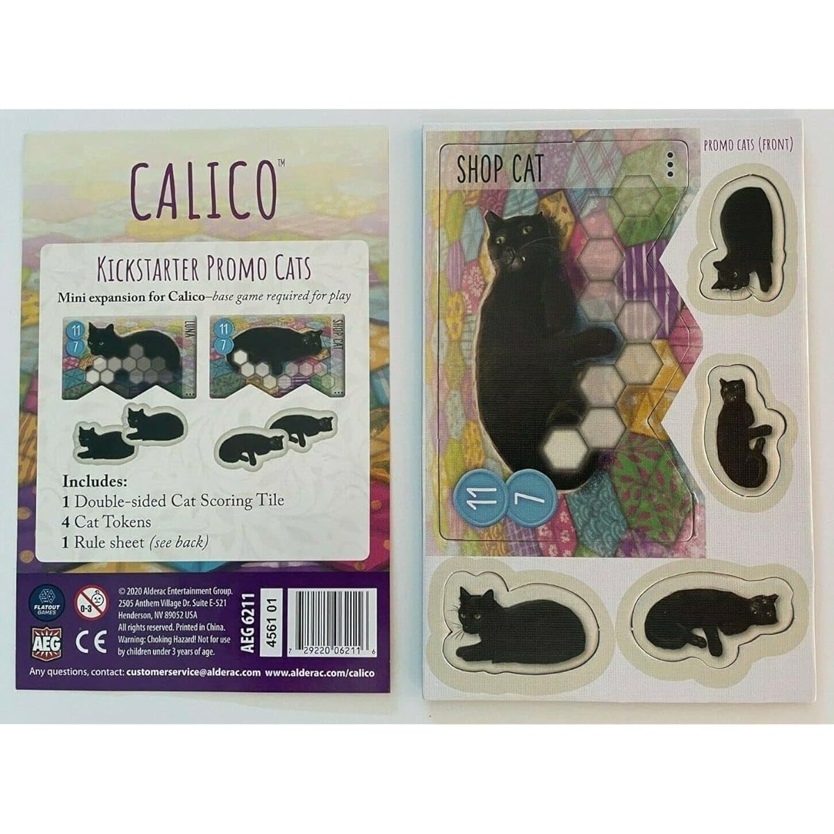 Calico Board Game Kickstarter Exclusive Promo Cat
