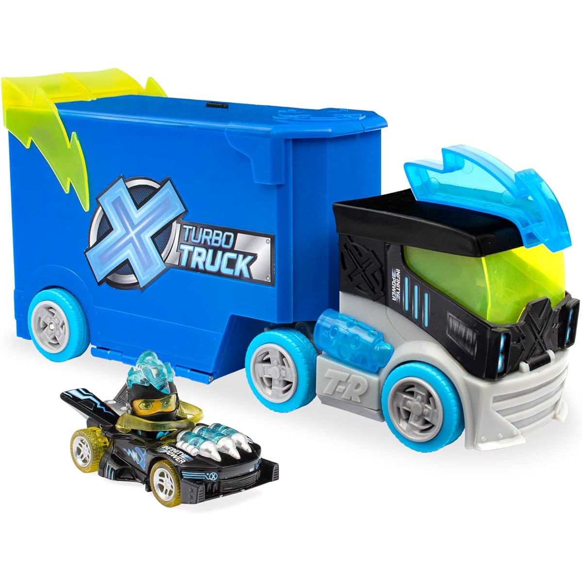 T-RACERS Turbo Truck – X-Racer Truck with Exclusive 1 X-Racer Driver and 1 X-Racer