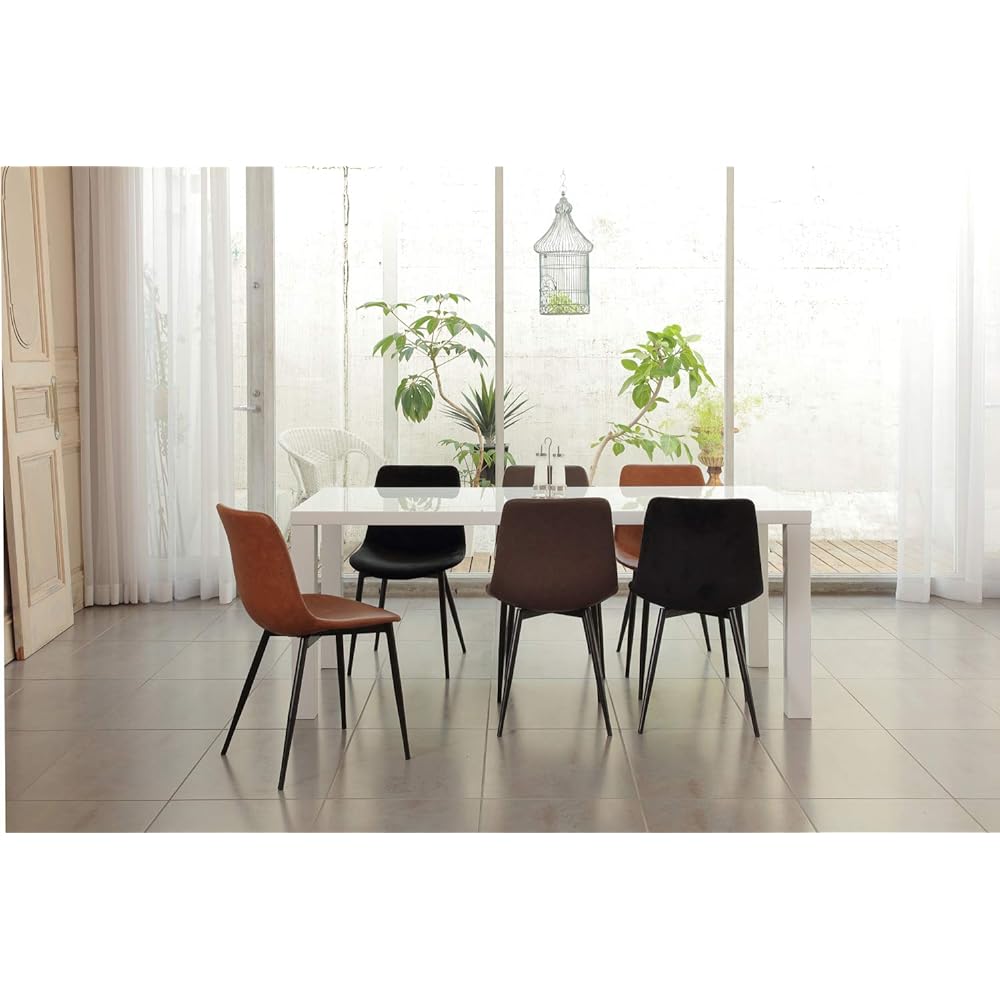Azuma Kogei ALDO Chair Black Velor Width 45.5 x Depth 54.5 x Height 79.5cm Seat Height 43.5cm TDC-9909