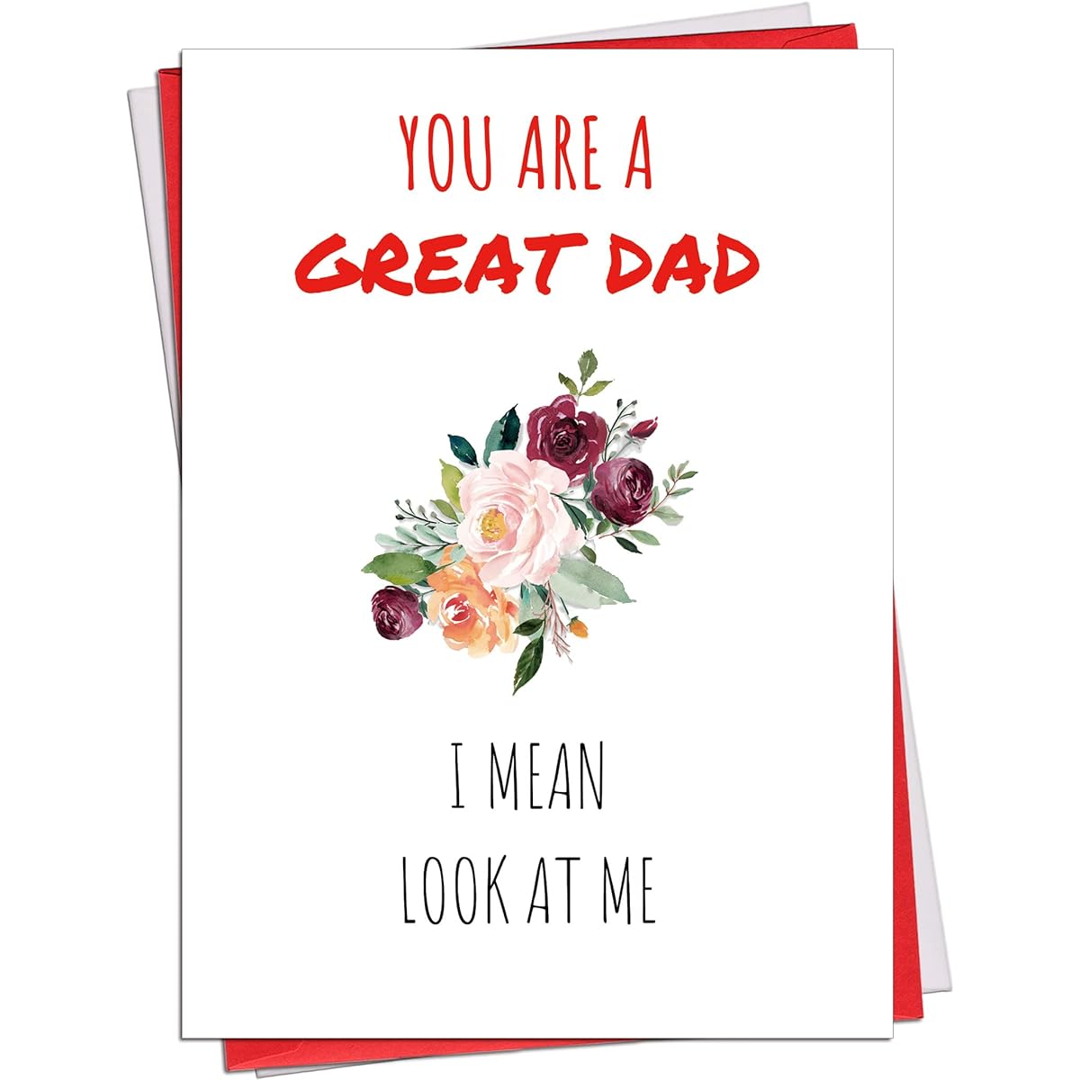 Ikassong Funny Card with 2 Envelopes 5.3" x 7.6" #05