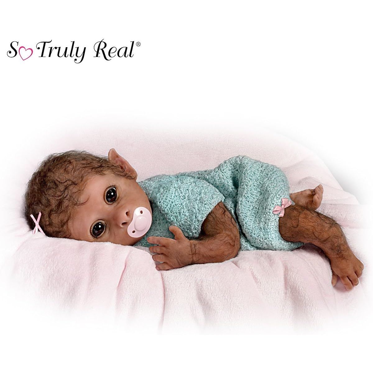 So Truly Real Weighted And Fully Poseable Baby Monkey Doll by Linda Murray by The Ashton-Drake Gallery by The Ashton-Drake Gallery