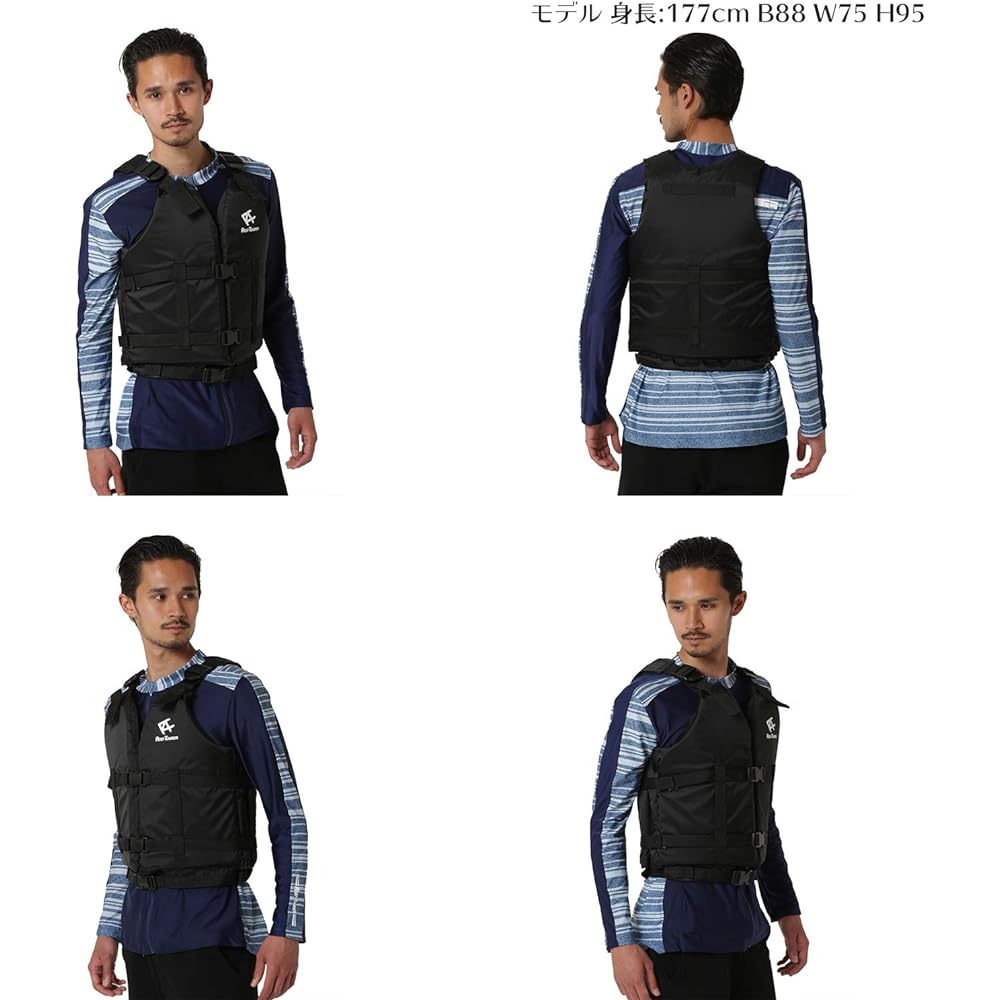 REEF TOURER Snorkel Snorkeling Vest Slim White for Adults and Children [S/M/L Size]