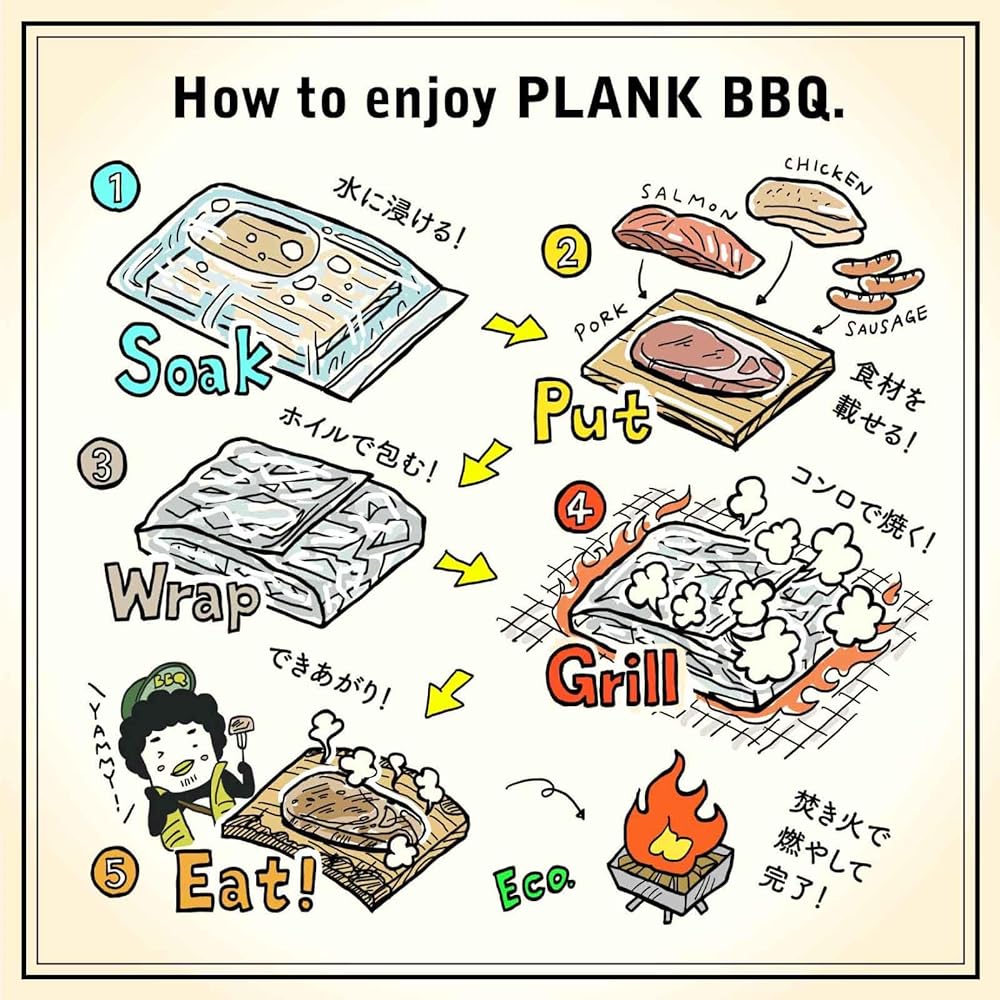 Newie Plank MIYAMA WOOD PLANK Plank BBQ Smoked Miyama Cedar Domestic Solid Wood Made in Yamagata City, Gifu Prefecture Brand Cedar Board Naturally Dry Sun Dry