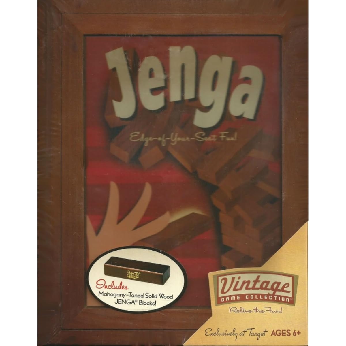 [Jenga] Jenga Hasbro Vintage Wood Book Edition 40194 [Parallel Import]
