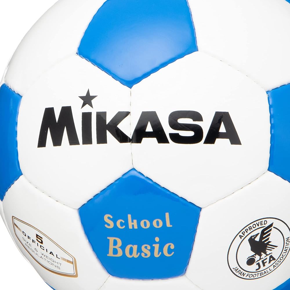 MIKASA Soccer Ball Certification Ball No. 5 (For General/University/High School/Junior High School Students) Hand Sewn Ball SVC502SBC Recommended Internal Pressure 0.8 (kgf/㎠)