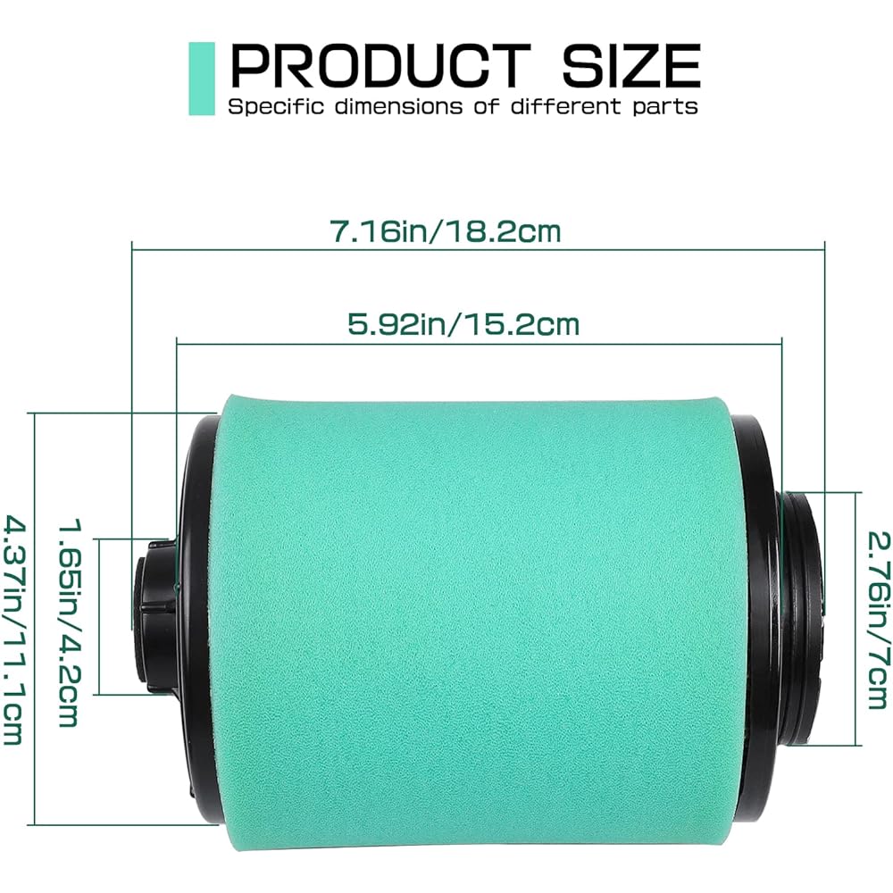707800371 Air Filter Can Am Outlander Max 450 570 650 800R 1000 1000R 2012-2019 Renegade 570 850 1000 500R 1000R 1000R 4x4 6x6 2012-2012018