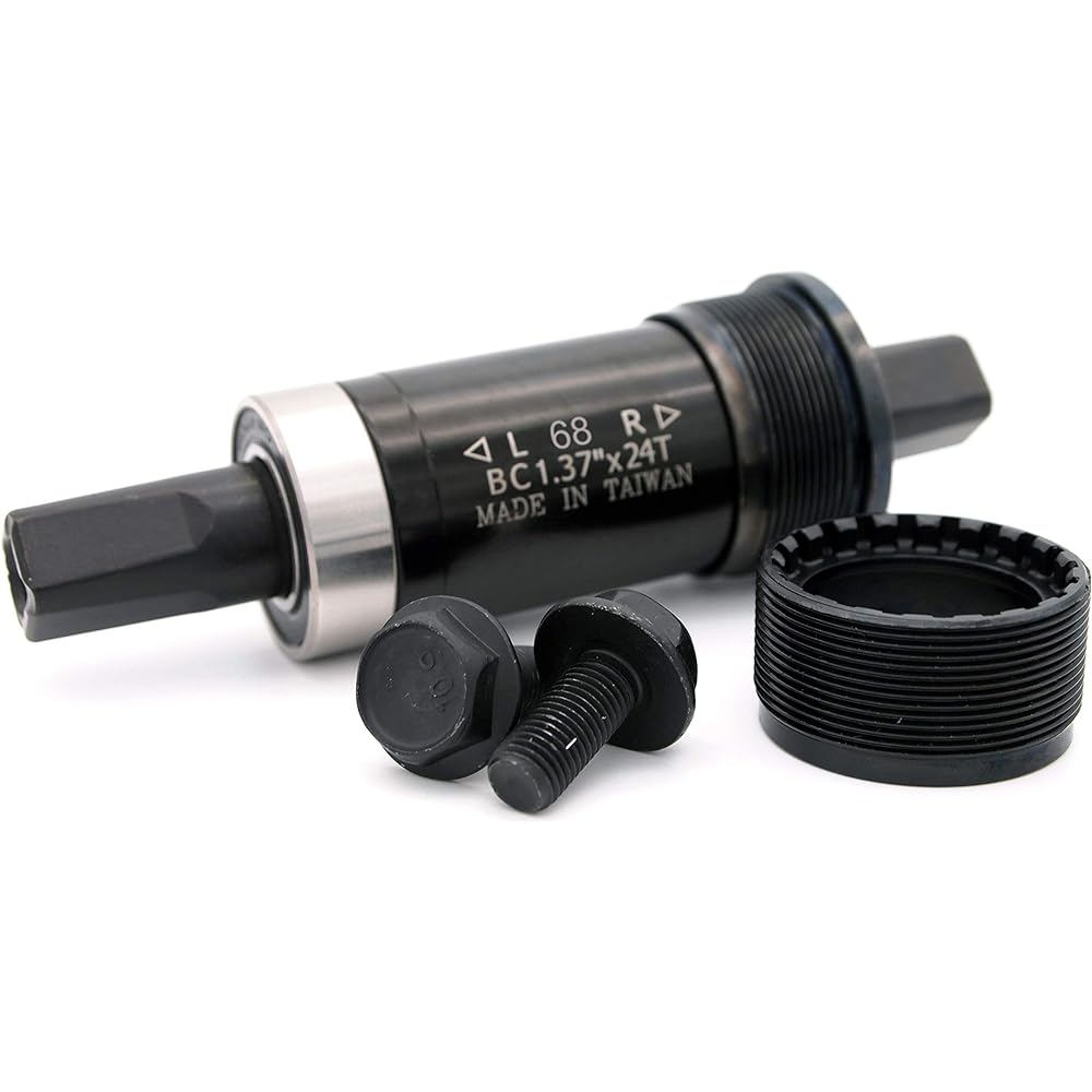 Cycle Design Replacement Bottom Bracket Set Silver Shell Width