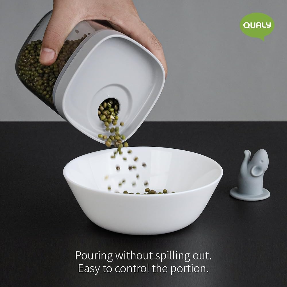 Qualy Storage Container Storage Jar LUCKY MOUSE STORAGE JAR Set of 3