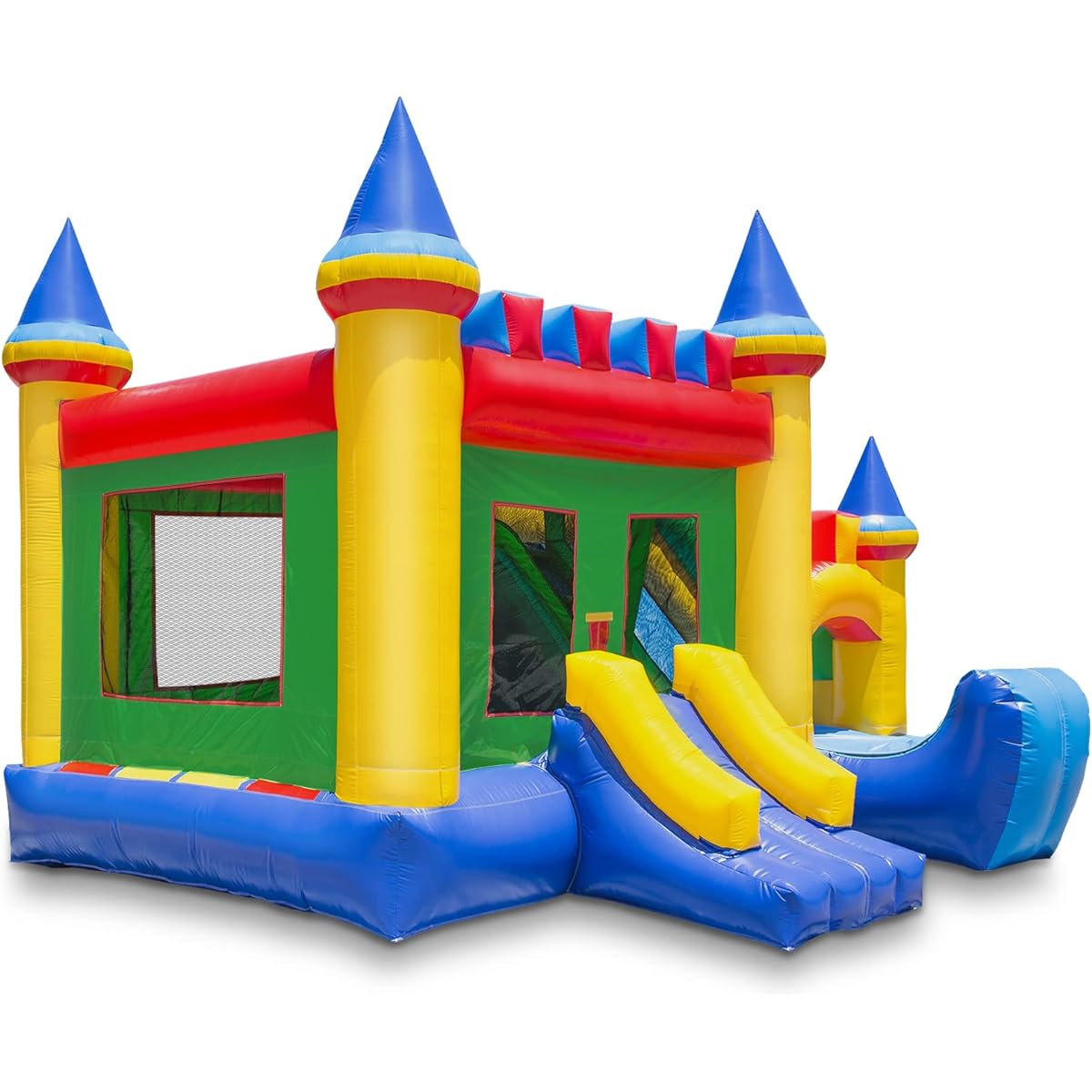 Cloud 9 Commercial Grade Castle Bounce House with Slide and Blower, 100% PVC 16' x 17' Inflatable Bouncer