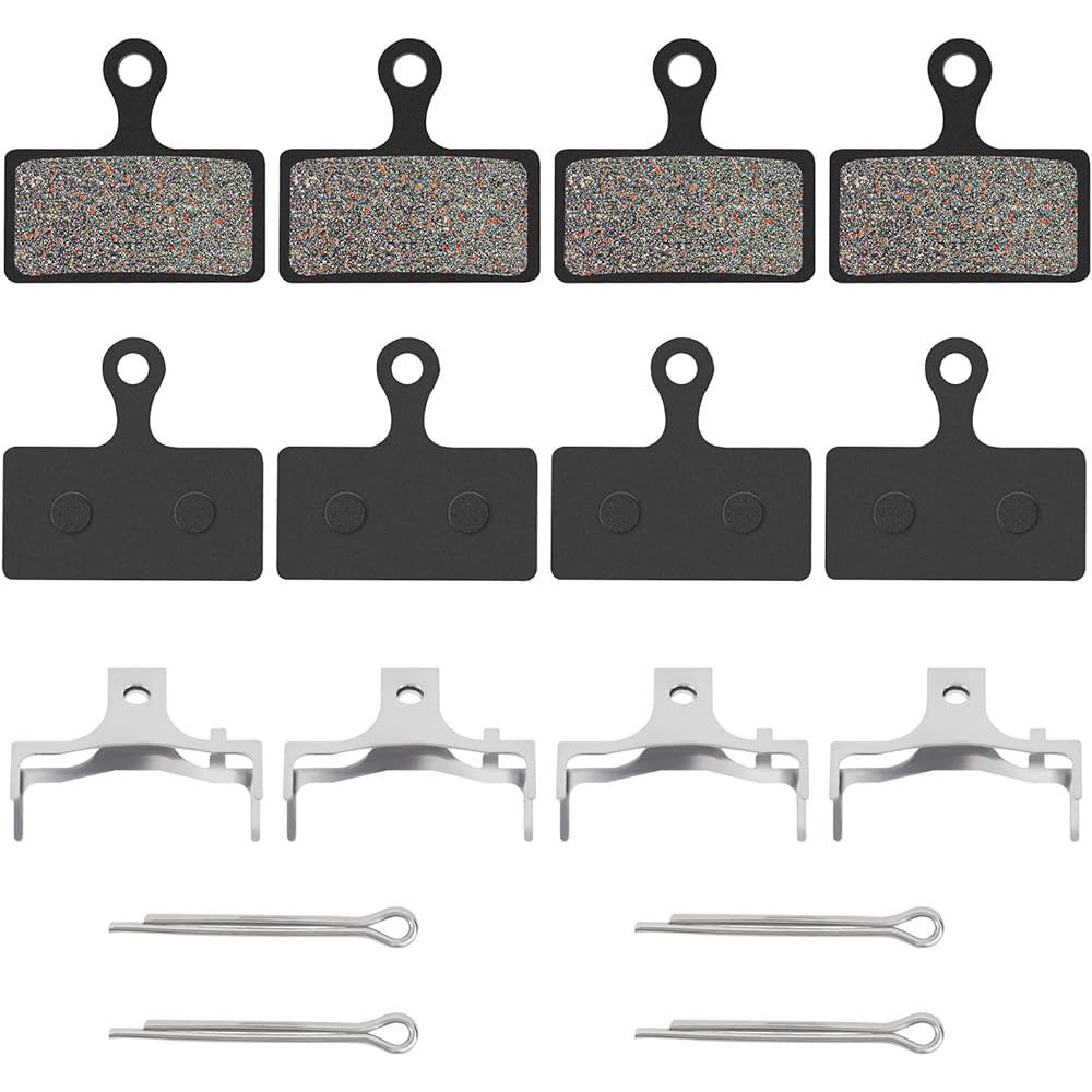 AHL Disc Brake Pads Shimano M985 M988 M785 M666 M615 S700 CX77 R515 R517 (4 pairs)