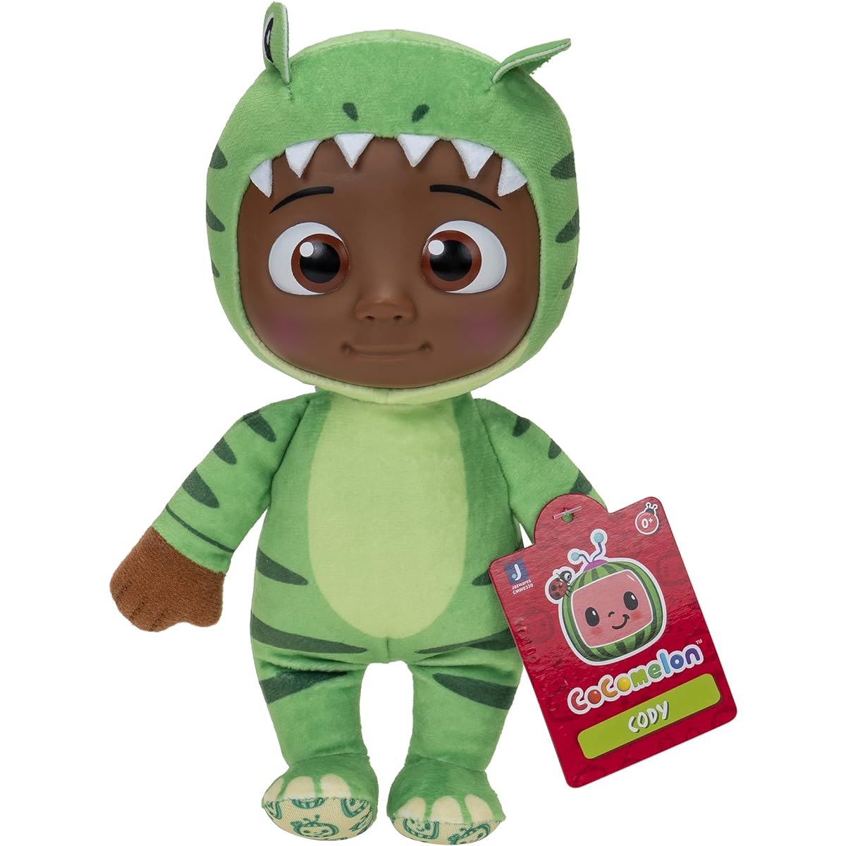 CoComelon 8-Inch Kodi the Dinosaur Small Plush - Dinosaur Themed - Inspired by Favorite Shows - Toys for Preschoolers