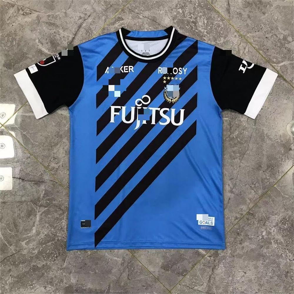 [RoBeKaU] Kawasaki Frontale Home Soccer Uniform Unofficial 23/24 Sports T-shirt Cheer Men's Women's Kids Match Short Sleeve