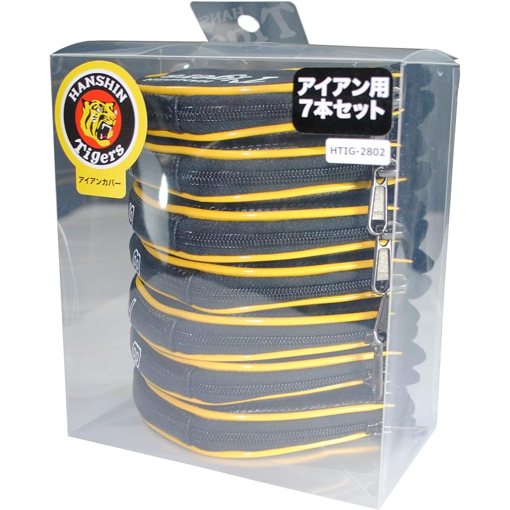 Rezax Hanshin Tigers Iron Cover Set of 7 Black HTIG-2802