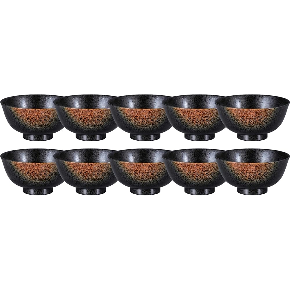 [Commercial Use Set] Fukui Craft Rice Bowl Juko Rice Bowl Made in Japan Yakishime Small (10 customers)