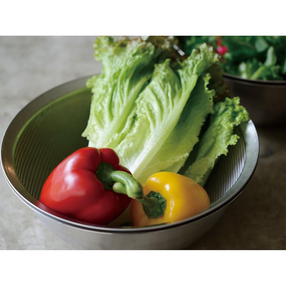 La Base Tsubame Sanjo Stainless Steel Bowl & Colander & Plate & Shallow Colander 4 Piece Set Made in Japan la base Yoko Arimoto LLM-8717