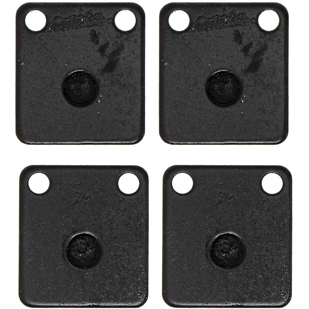 NICHE Brake Pad Set for Yamaha Grizzly 450 400 350 Banshee Big Bear Warrior Wolverine Kodiak Front Semi-Metallic 2 Pack