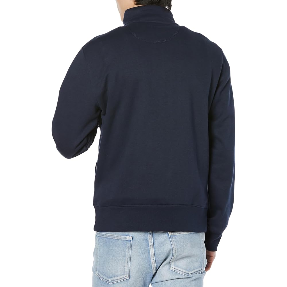 Men's Sweatshirt Zip Up Mock Neck Fleece