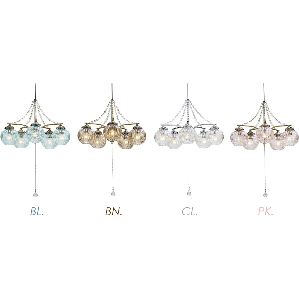 INTERFORM INC. Pendant Light Lipri5 [Lipuri 5] BL Blue Applicable tatami size: 6 tatami to 8 tatami LT-9555BL LT-9555BL