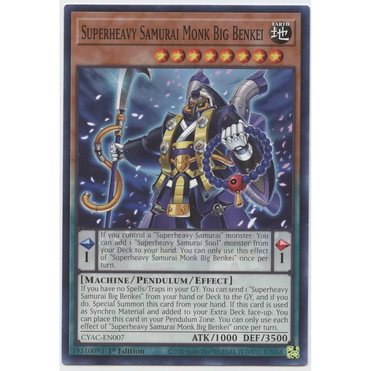 Super Heavy Samurai Daibenkei CYAC-EN007 Common First Edition
