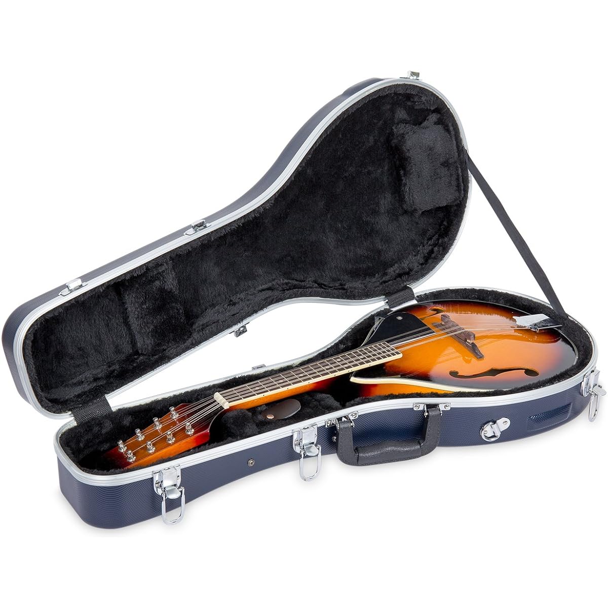 Crossrock ABS Molded Style Mandolin Hard Shell Case Blue (CRA861MABL)