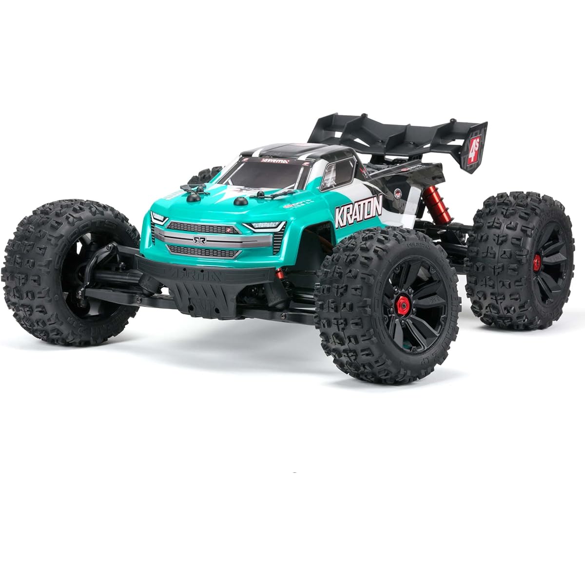 ARRMA RC Truck 1/10 KRATON 4X4 4S V2 BLX Speed Monster Truck RTR (Batteries and Charger Not Included) Teal ARA4408V2T1