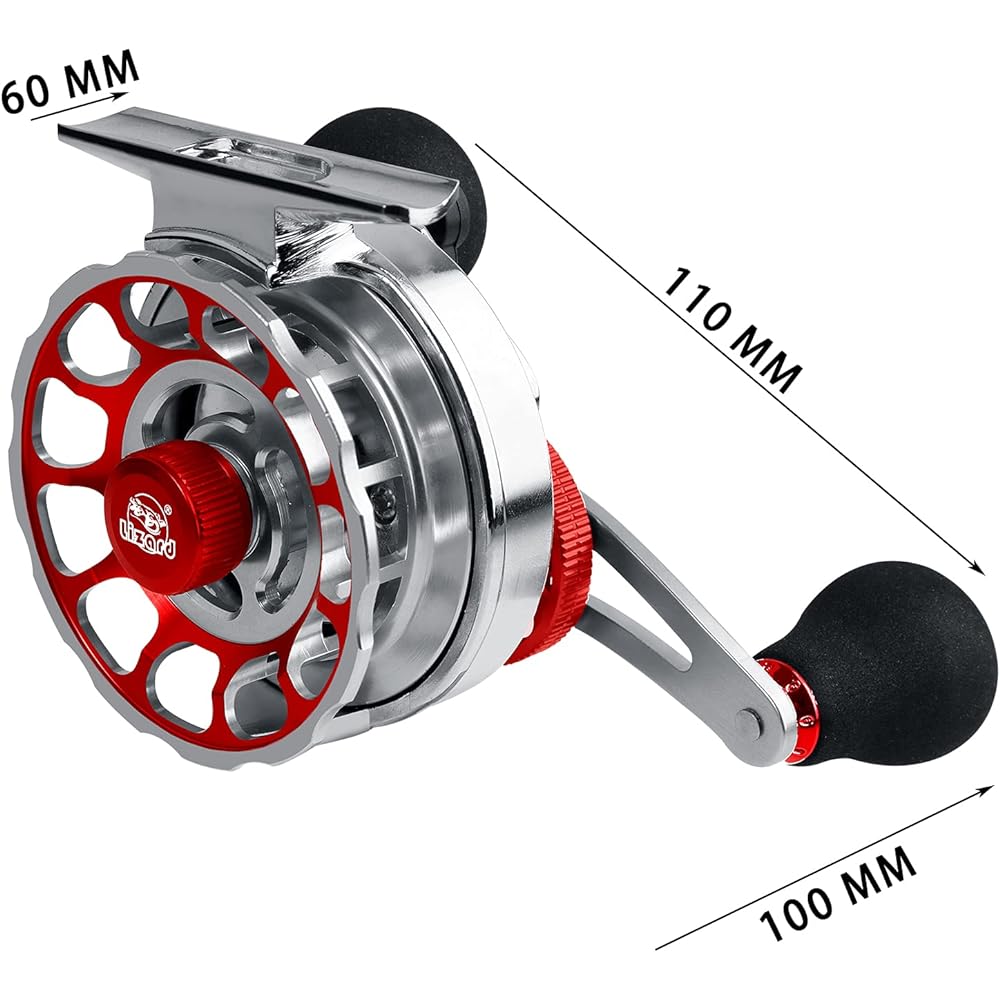 Skein fishing Raft reel Chinu reel Squid reel Drop-in Left/right hand 3.6:1 gear ratio 10+1BB Maximum drag force 5kg Raft reel Ice fishing Skein fishing Rock fishing