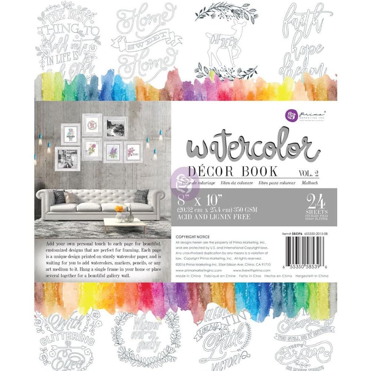 Prima Marketing 585396 Coloring Book Vol.2