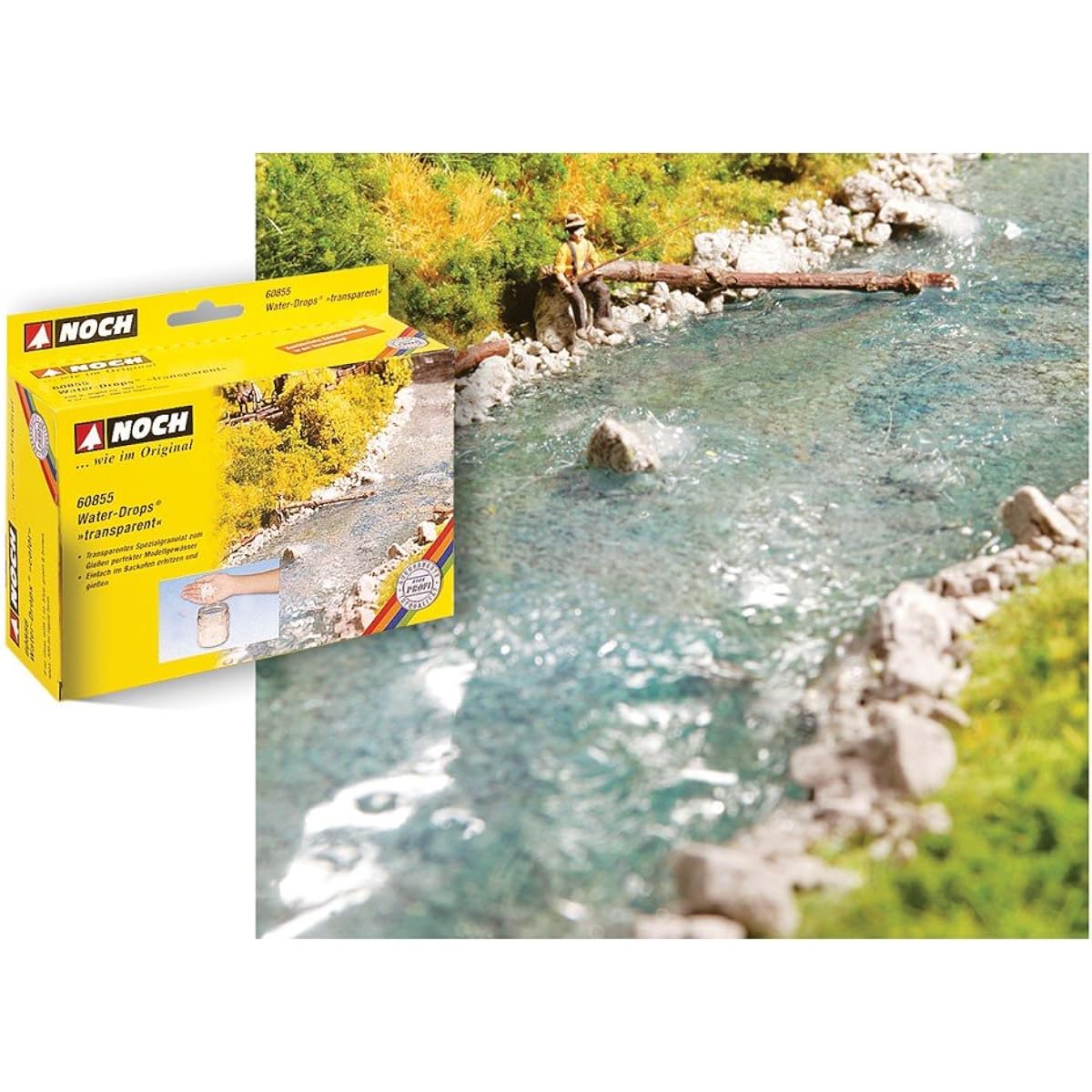 Noch - 60855 - Railway Modeling - Water-Drops, Transparent - 250 G