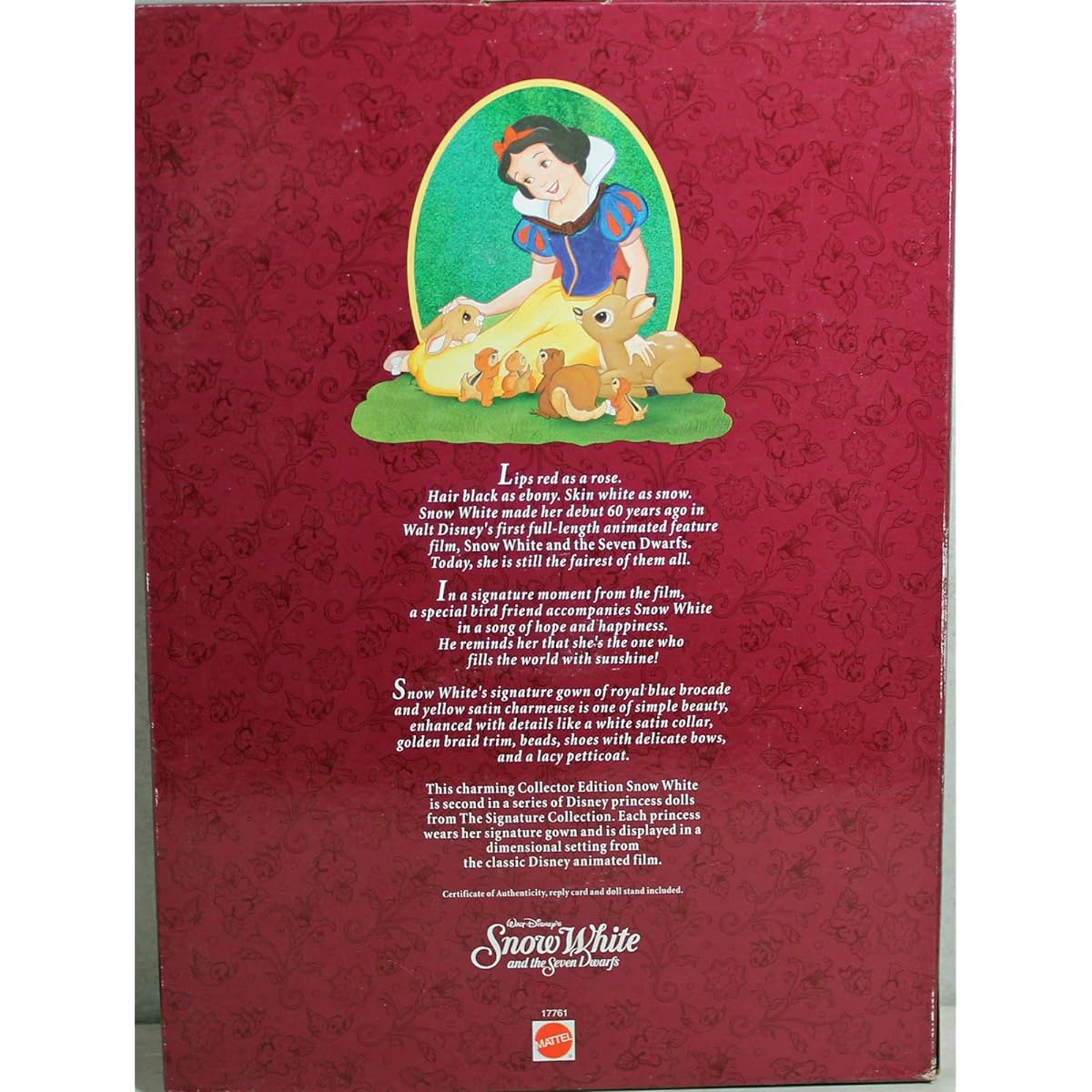 Disney Collector Edition 60th Anniversary Snow White doll