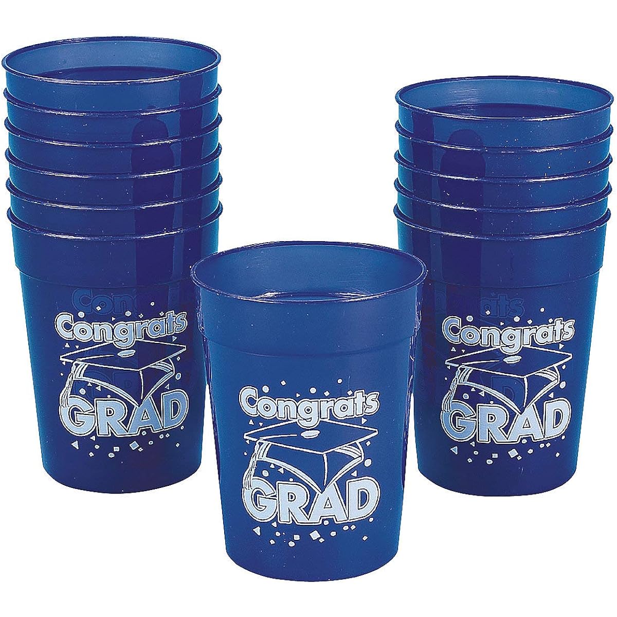 Blue Kong Grad Plastic Cup.