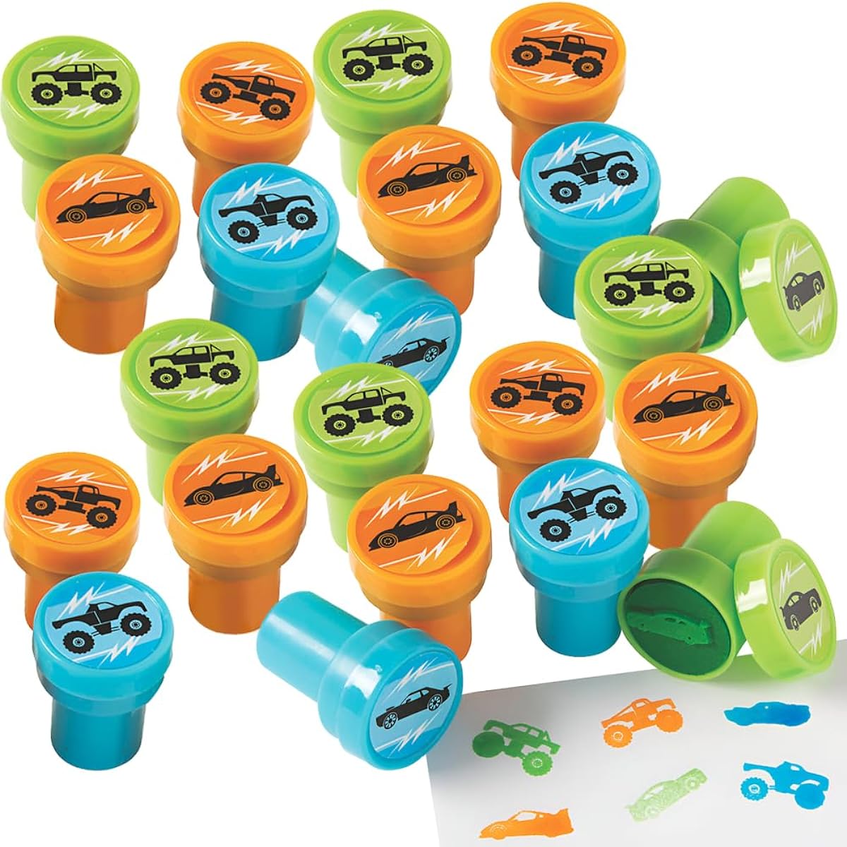 Cars and Trucks Stamper - Stationery - 24 Pieces