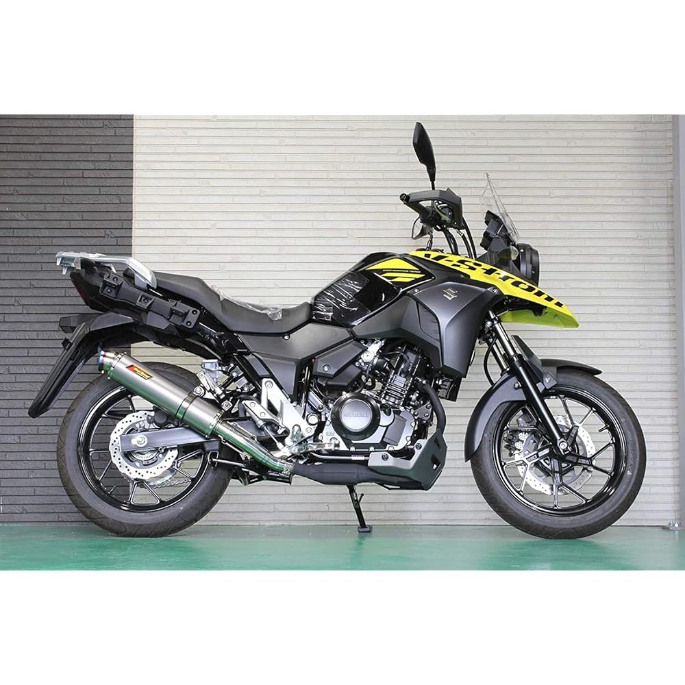 Realspeed Suzuki V Strom 250/ABS (2BK-DS11A) Bike Muffler Meteo Titanium Solid Muffler V-Strom250 ABS RSP-MET-401