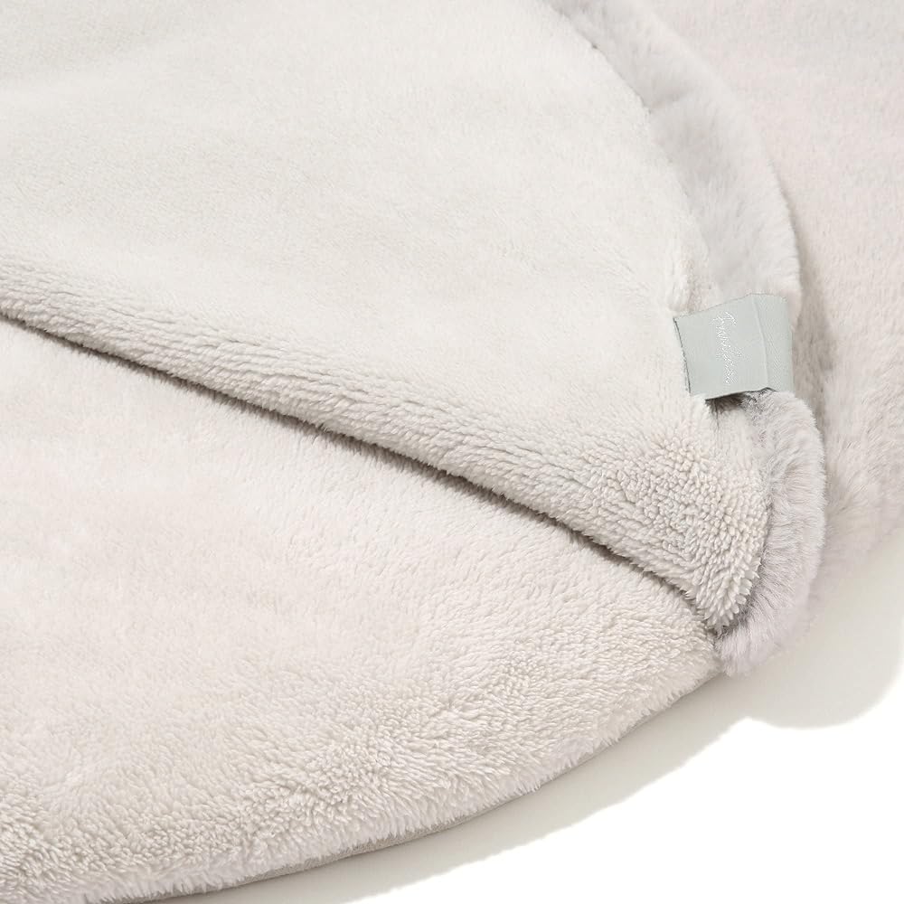Francfranc 2WAY Personal Carpet with Heater Gray Temperature Adjustable Single Person Mini Carpet Mini Rug