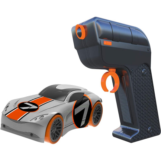 Tracer Racer R/C High Speed Remote Control 1:64 Scale Race Add-On Car - Orange Channel A