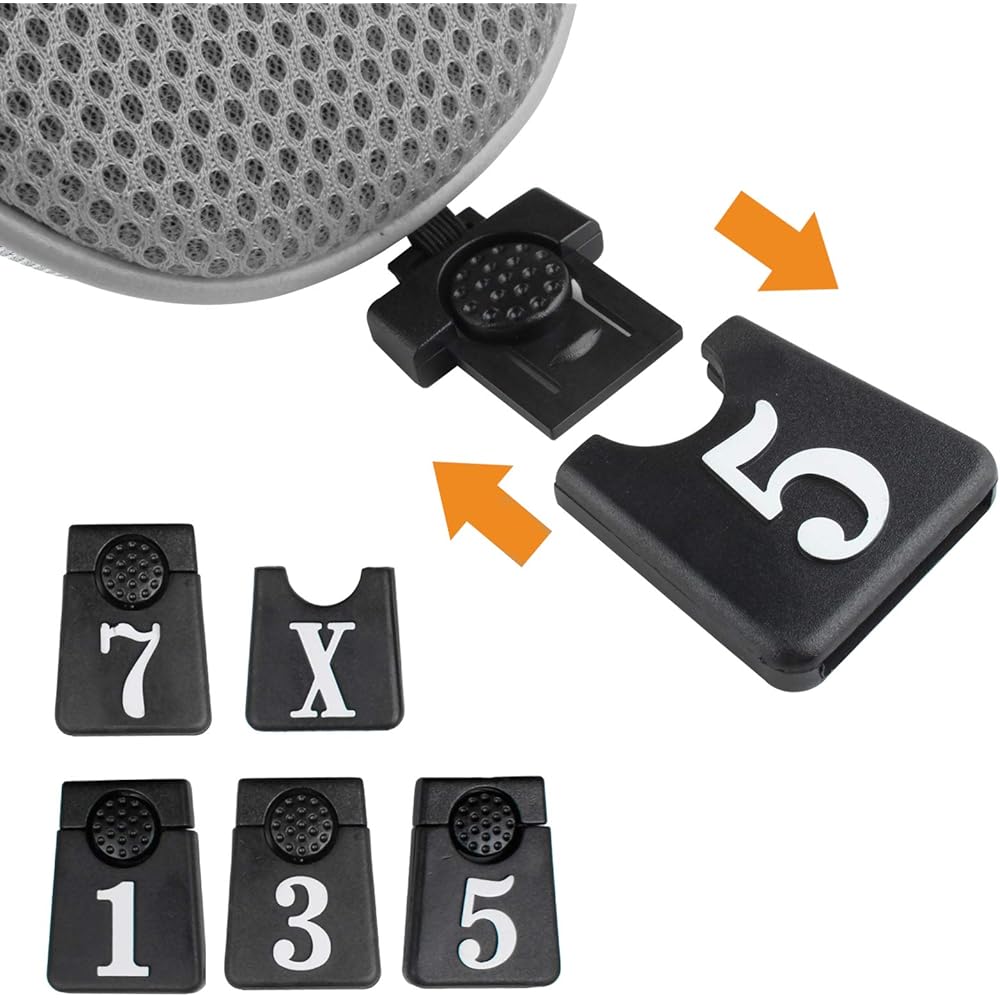 Andux Wood Golf Head Cover Golf Wood Driver Head Cover with Replaceable Number Tag Set of 4 MT/MG