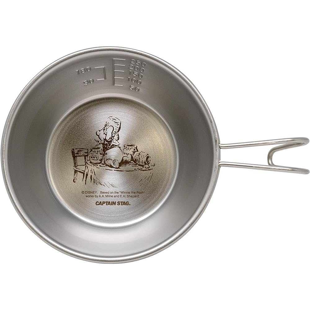CAPTAIN STAG Disney Sierra Cup Stainless Steel Sierra Cup 320ml Stainless Steel Made in Japan Made in Tsubame-Sanjo