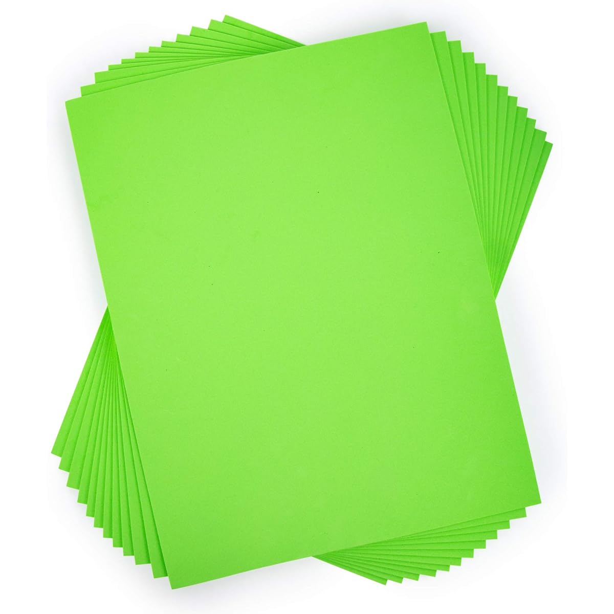 CTG Craft EVA Foam Sheets, 9 x 12 inches, Lime Green, 12 Count
