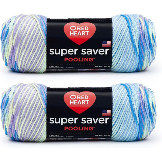 Red Heart Super Saver Pool (2 Pack) (Still Water)