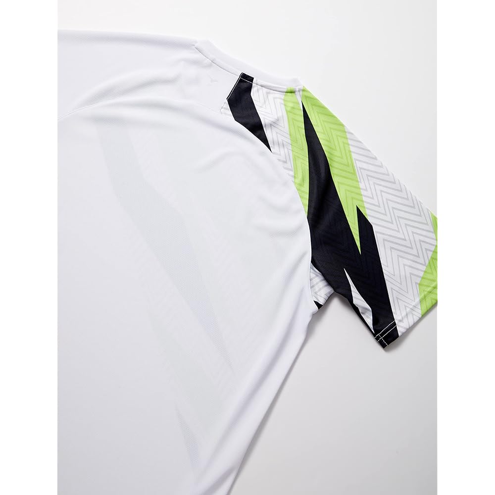 [Mizuno] Tennis Wear Game Shirt Sweat Absorbent Quick Drying Dynamotion Fit 62JA2002