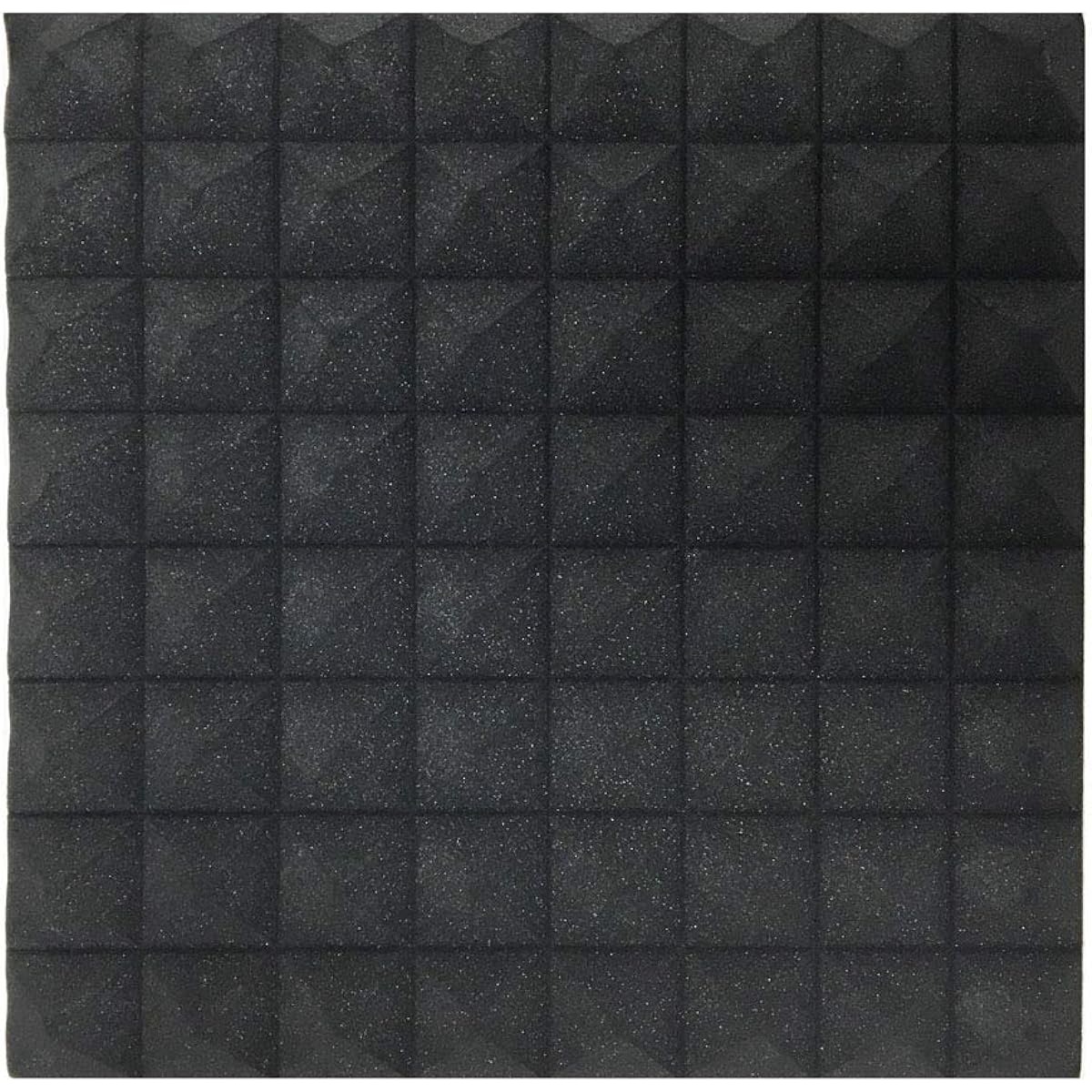 Sound-absorbing material, soundproofing sheet, 4cm thick, corrugated 50x50cm, set of 80, sound-absorbing sheet, cushioning sponge, high density, cushioning material, studio, recording room, construction site, soundproofing measures