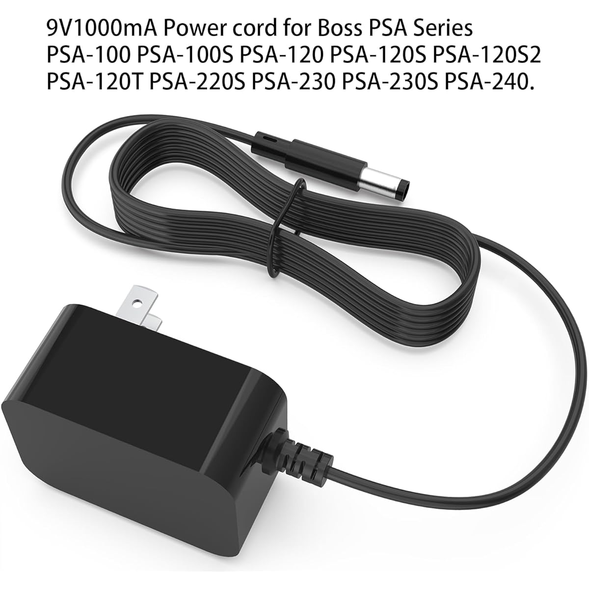 9V Power Adapter for Boss Guitar Pedals Easily power multiple pedals with 1000mA current Replacement for Boss PSA-120S Power Adapter