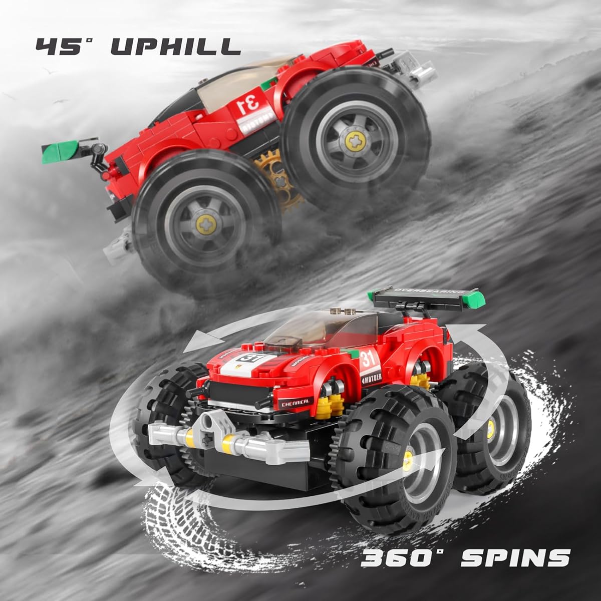 Teensmagic STEM Projects Toys RC Building Car for Kids 7-9 Years Old 8-12 Years Old Remote Control Monster Truck for Boys and Girls, Great Christmas or Birthday Gift