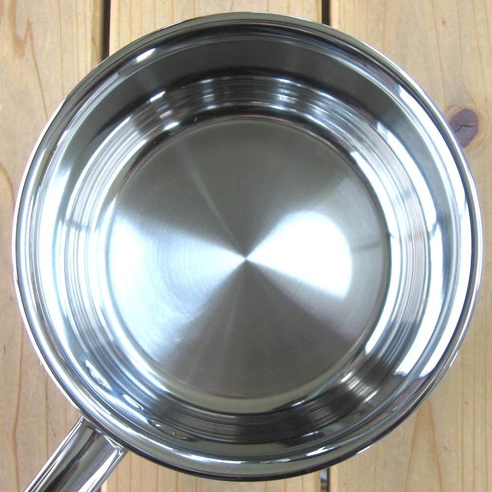 Nagao TOWA One Hand Pot 18cm Aluminum Clad Triple Layer Steel Compatible with IH Made in Japan