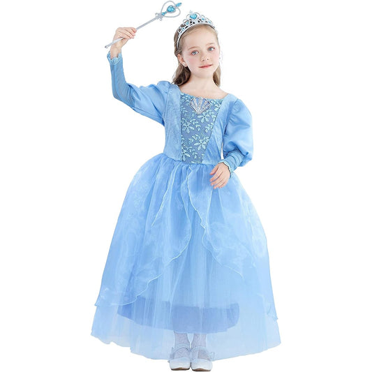 [Dressy Daisy] Girls Princess Dress Up Costume Halloween Christmas Butterfly Decoration Kids Dress
