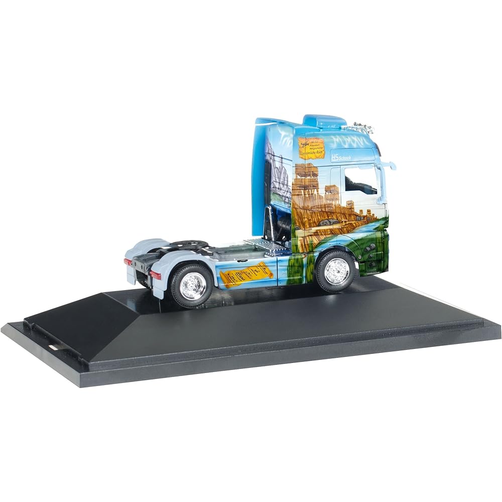 Herpa 1/87 MAN TGX XXL Euro 6 Rigid Tractor Herpa Weltgeschichte Nr. 12 Romer Completed Product