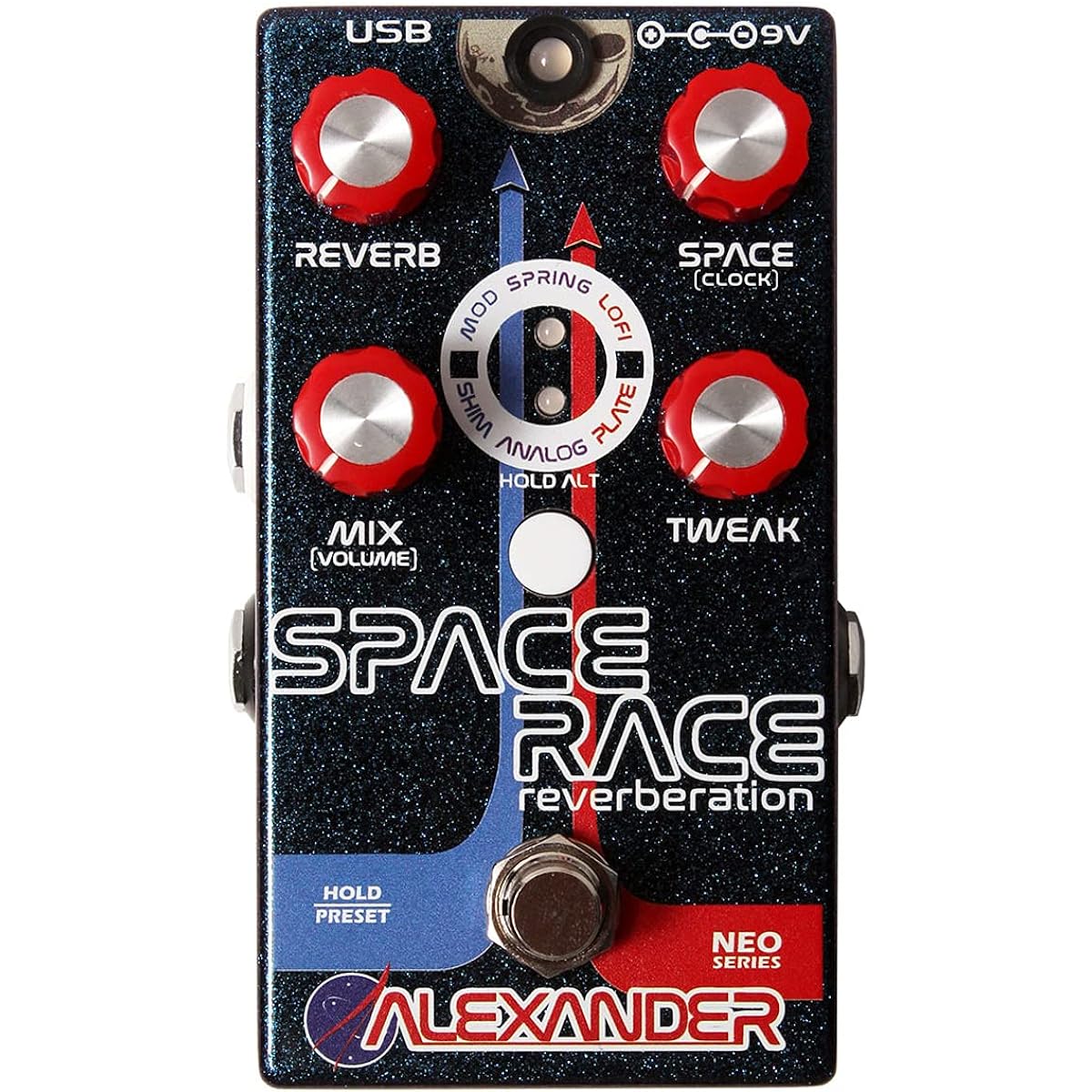 Alexander Pedals Alexander Pedals Guitar Effector Reverb Space Race